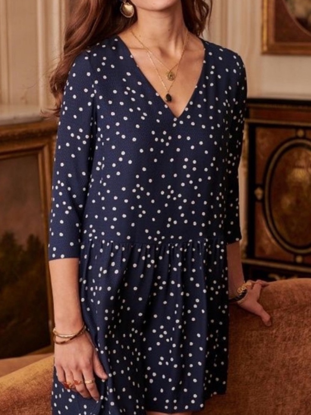 Sezane Gilly Silk Dress